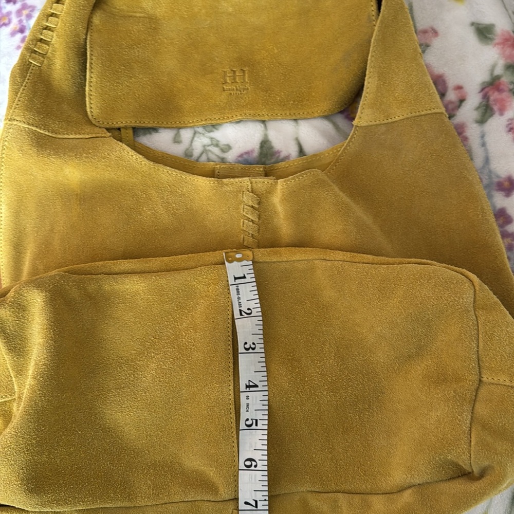 COPY - New 100% genuine suede yellow Haute Hippie Hobo with detachable pouch 🍀🍀 - Picture 13 of 13
